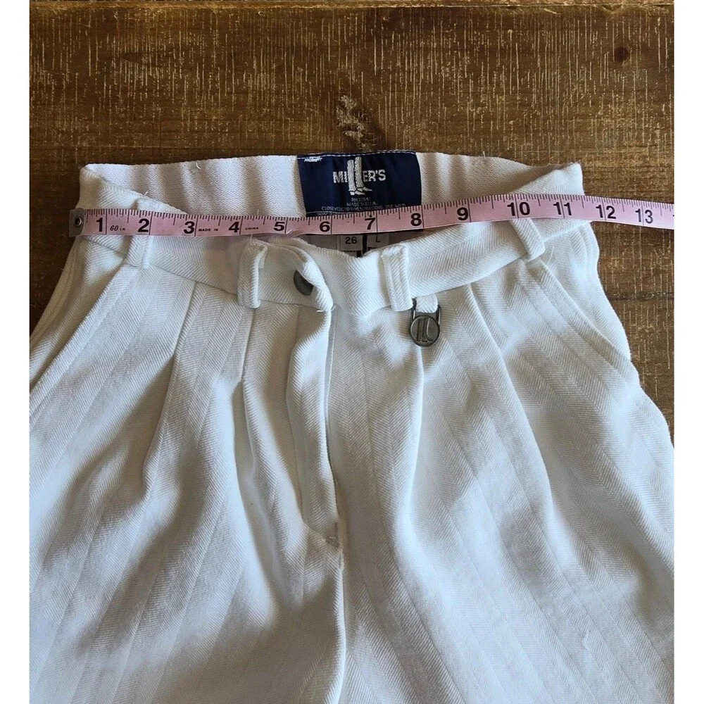 Miller riding/ equestrian white pants size‎ 26 made in USA
